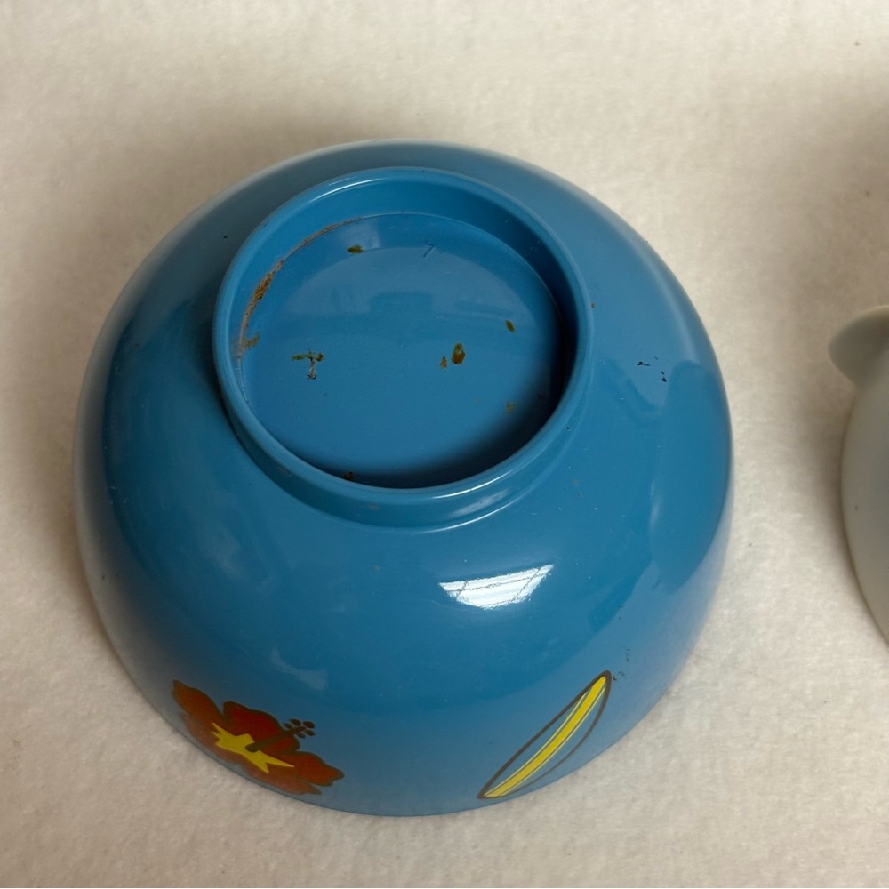 STITCH Sunart Bowl & Tea Cup Set Blue Disney Japan - Picture 8 of 13